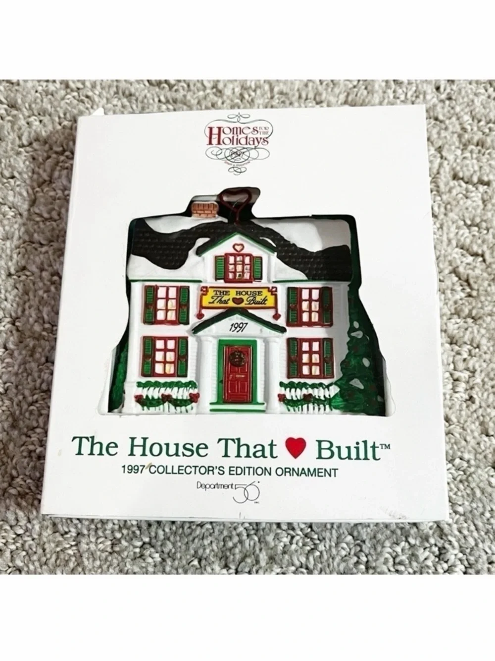 Dept 56 Ronald McDonald House Christmas Ornament The House That Love Built 1997